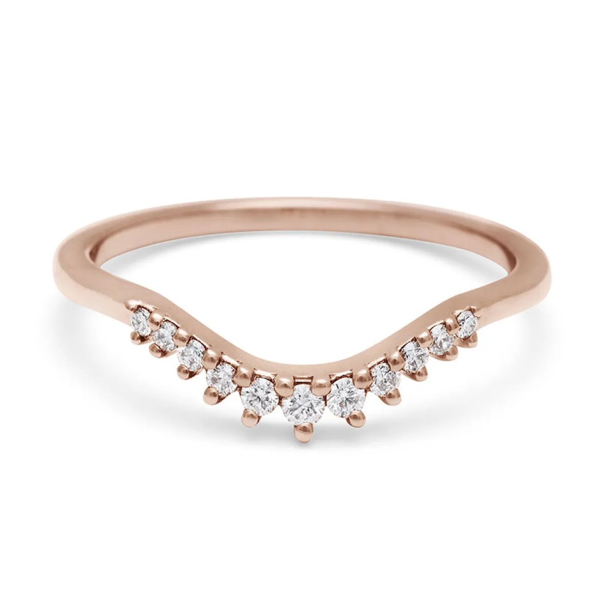 Tomfoolery White Diamond Starlight Tiara Curve Band Clearance