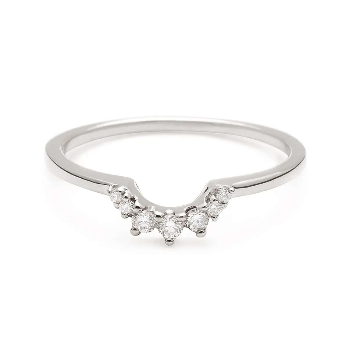Tomfoolery White Diamond Tiara Band Outlet