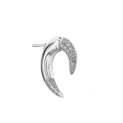 Tomfoolery White Gold Diamond Talon Earring New