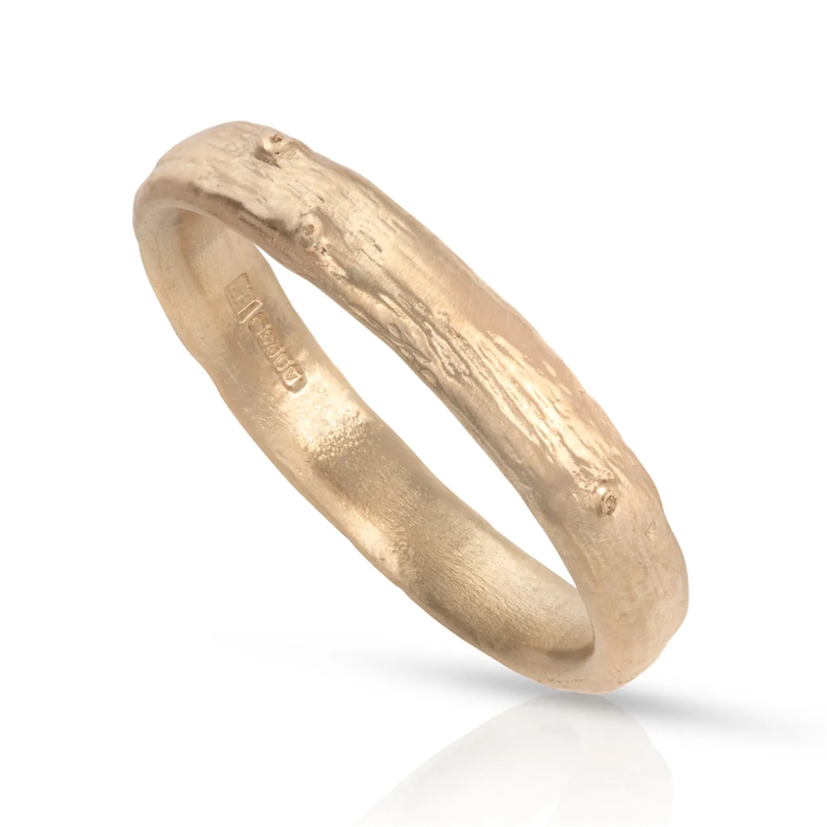 Tomfoolery Wide Driftwood & Barnacle Ring Hot