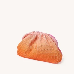 Tomfoolery Woven Clutch Bag in Orange Fashion