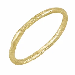 Tomfoolery XIX Organic 14ct Yellow Gold 1.3mm Wedding Ring Sale